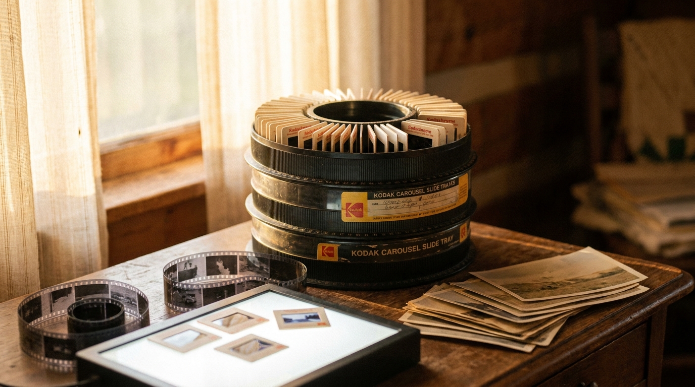How Many Slides Fit in a Carousel, and What Scanning a Collection Really Involves